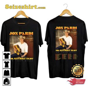 Jon Pardi Country Music Shirt The Mr Saturday Night World Tour Tee Jon Pardi Fan Supporter Shirt Country Music Concert Merch