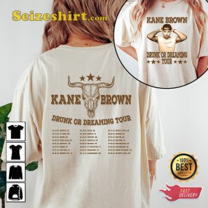 Kane Brown 2023 Drunk Or Dreaming Tour T-shirt
