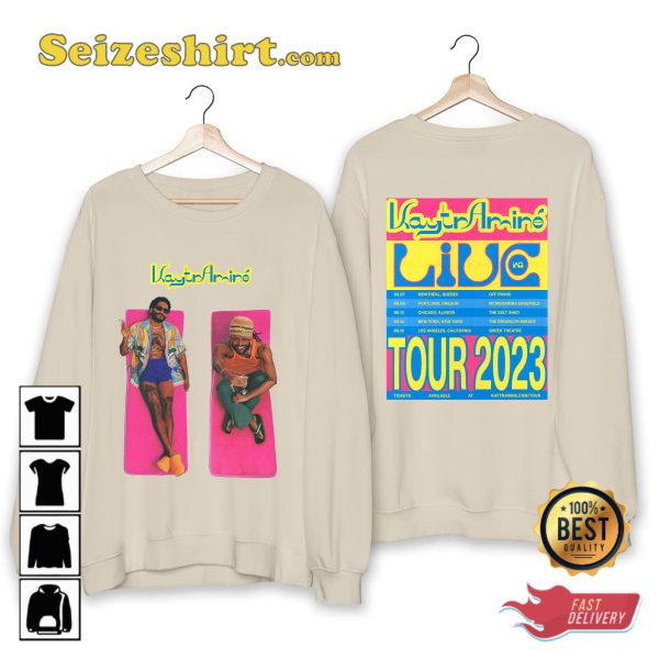Kaytranada And Amine Live Tour 2023 T-shirt