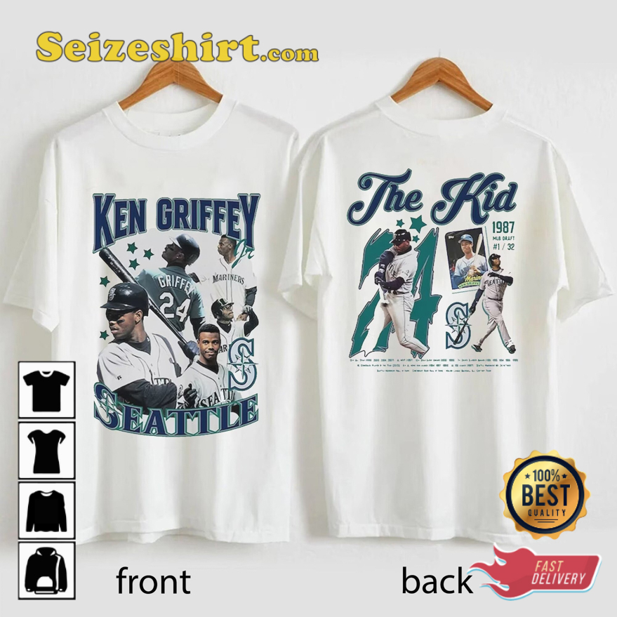 Ken Griffey Jr. Seattle Mariners Baseball Player 2022 T-Shirt Sport Team  Vintage