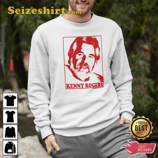 Kenny Rogers American Singer Gift For Fan T-Shirt