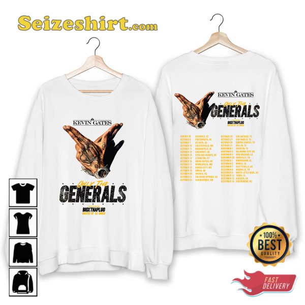 Kevin Gates Only The Generals Tour 2023 T-shirt