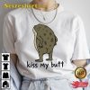Kiss My Butt Green Frog Tshirt Blew You A Kiss Tops
