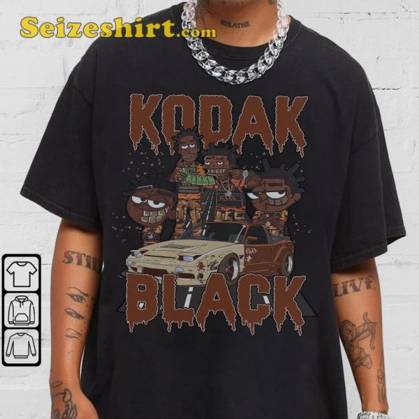 Kodak Black Emoji Hip Hop 90s Vintage T-shirt