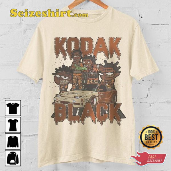 Kodak Black Emoji Hip Hop 90s Vintage T-shirt