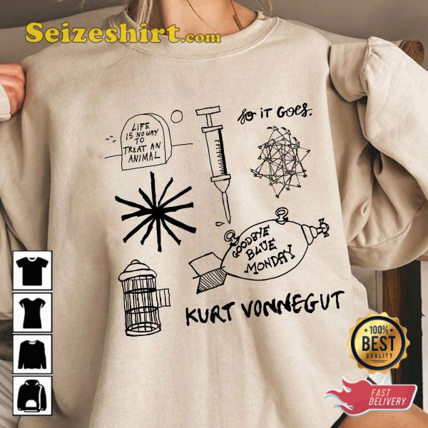 Kurt Vonnegut So It Goes Fan T-shirt