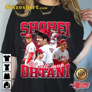 LA Shohei Ohtani Baseball MLB Shotime T-shirt