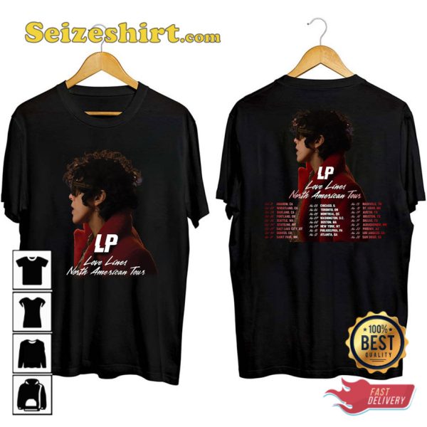 LP Tour 2023 Love Lines North American T-shirt