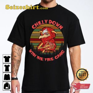 Labyrinth Movie The Fireys Chilly Down With The Fire Gang T-shirt