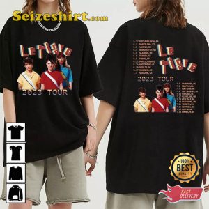 Le Tigre Tour 2023 Music Concert T-shirt