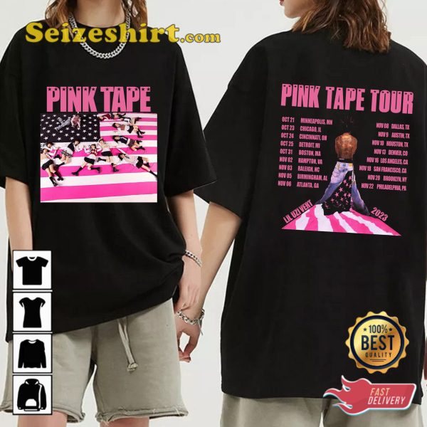 Lil Uzi Vert Pink Tape Tour 2023 T-shirt