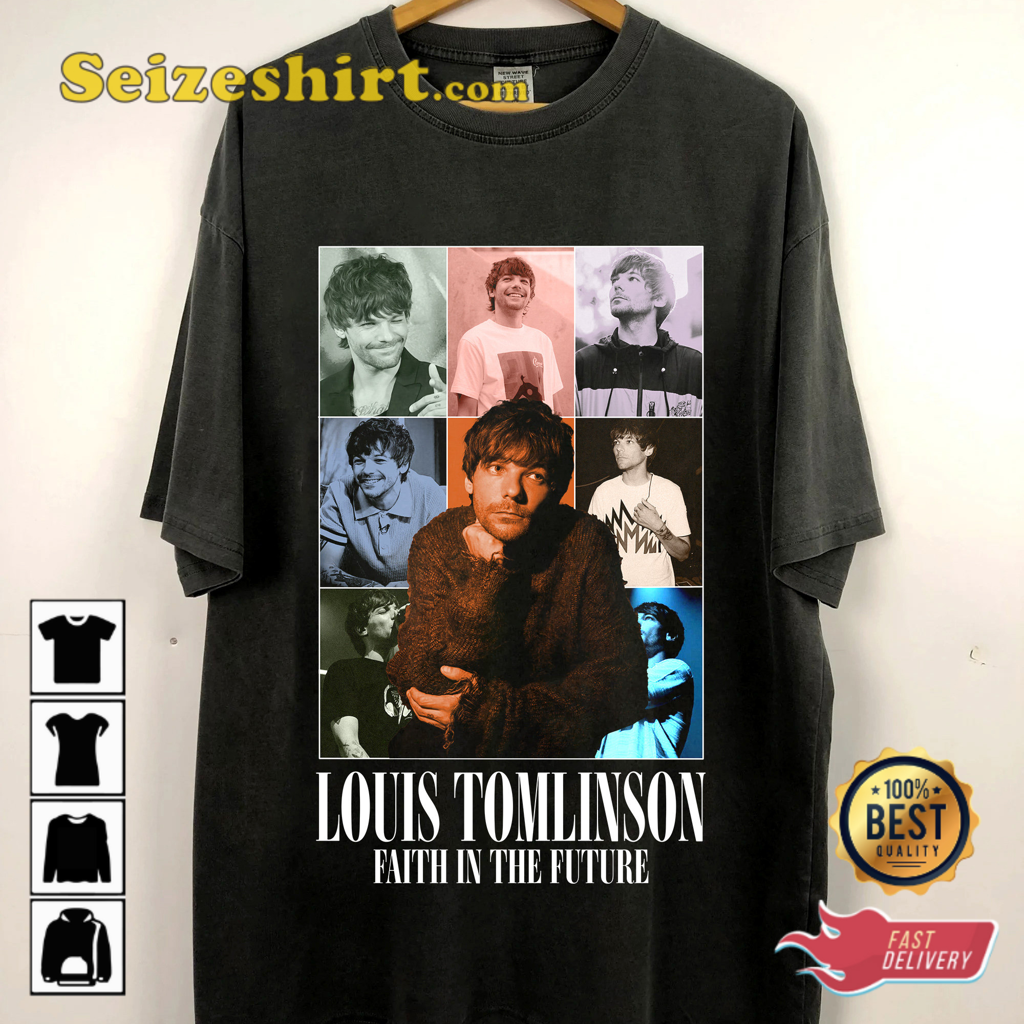 Louis Tomlinson Tour 2023 Faith In The Future Concert T-shirt 