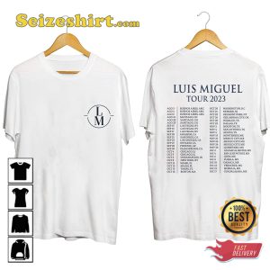 Luis Miguel Tour Dates 2023 Shirt For Fans