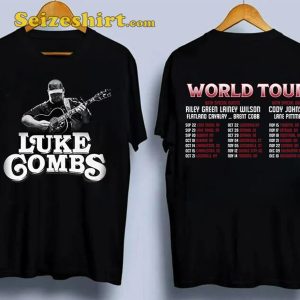 Luke Combs 2023 World Tour Music Concert T-shirt