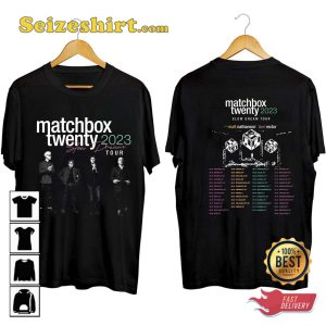 Matchbox Twenty Slow Dream Tour 2023 Shirt, Matchbox Twenty Fan Shirt, Double-Sided Tour Merch