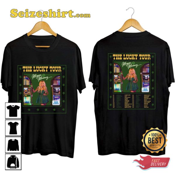 Megan Moroney 2023 The Lucky Tour Dates T-shirt