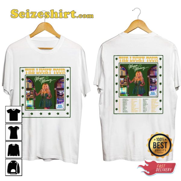 Megan Moroney 2023 The Lucky Tour Dates T-shirt