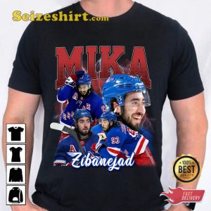 Mika Zibanejad NY Rangers Hockey T-shirt