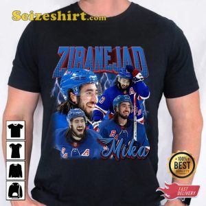 Mika Zibanejad Rangers NHL Vintage T-shirt