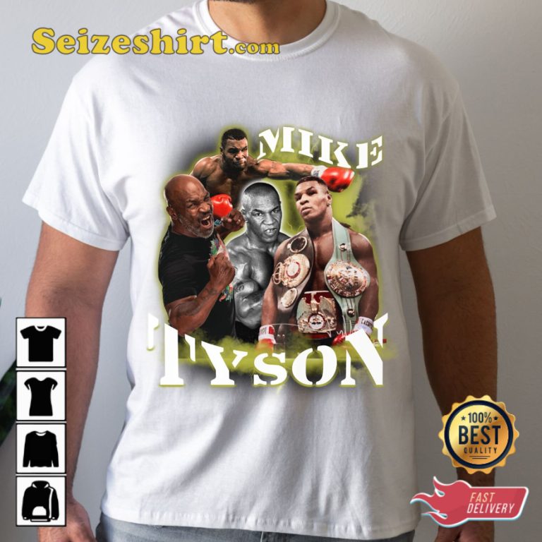 Mike Tyson - Maglietta Da Allenamento In Ferro Da Boxe - Foto 8