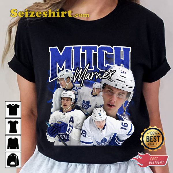 Mitch Marner NHL Ice Hockey Vintage 90s T-shirt