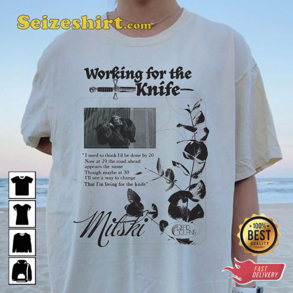 Mitski Working For The Knife Lyrics T-shirt