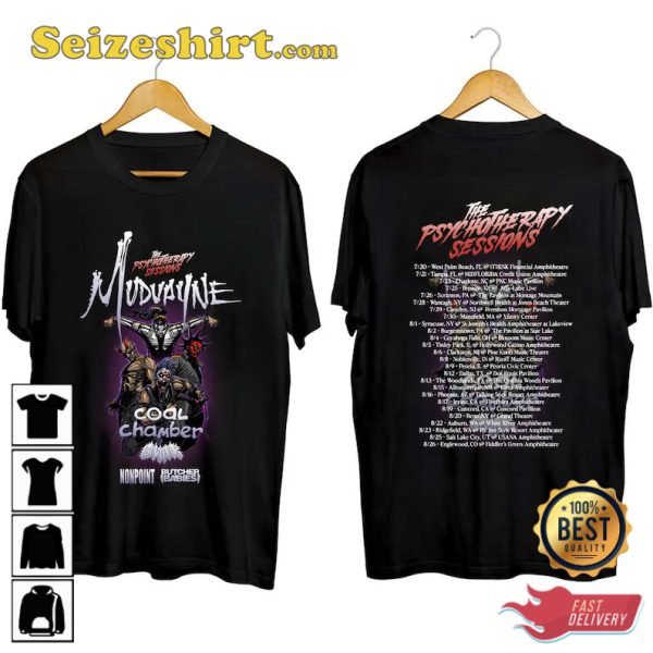 Mudvayne Summer 2023 US Tour With Coal Chamber T-Shirt