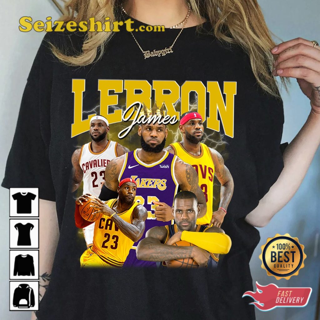 t shirt nba lebron james lakers