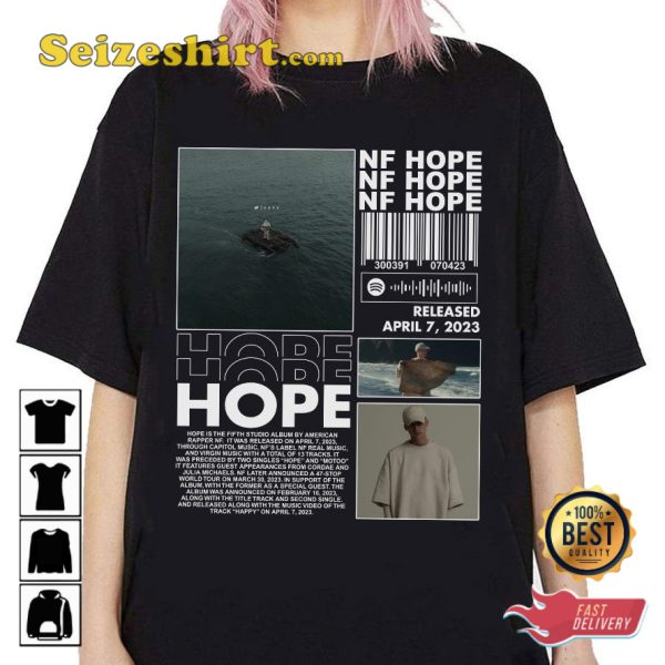 NF Album 2023 Hope Vintage T-shirt