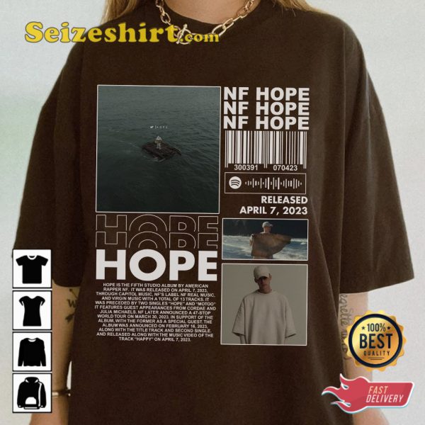 NF Album 2023 Hope Vintage T-shirt