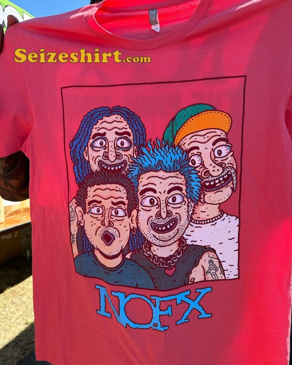 NOFX Band Rock Tour Fan Gift T-shirt