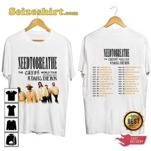 Needtobreathe Concert 2023 The Caves World Tour T-shirt
