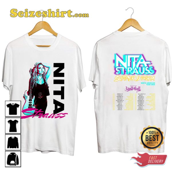 Nita Strauss Tour 2023 Summer Storm Concert T-shirt