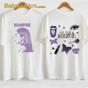 Olivia Rodrigo Song Vampire Livies Fan T-shirt