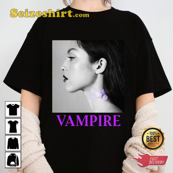 Olivia Rodrigo Song Vampire Poster T-shirt