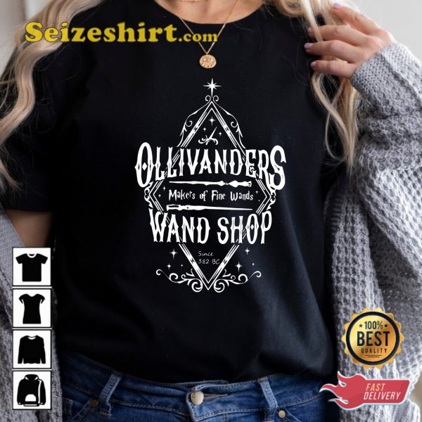 Ollivanders Wand Shop The Wizarding World T-shirt