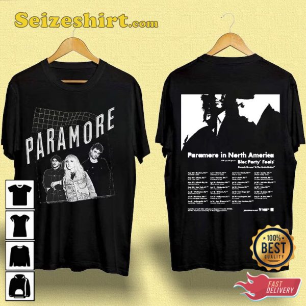Paramore In North America Tour T-Shirt