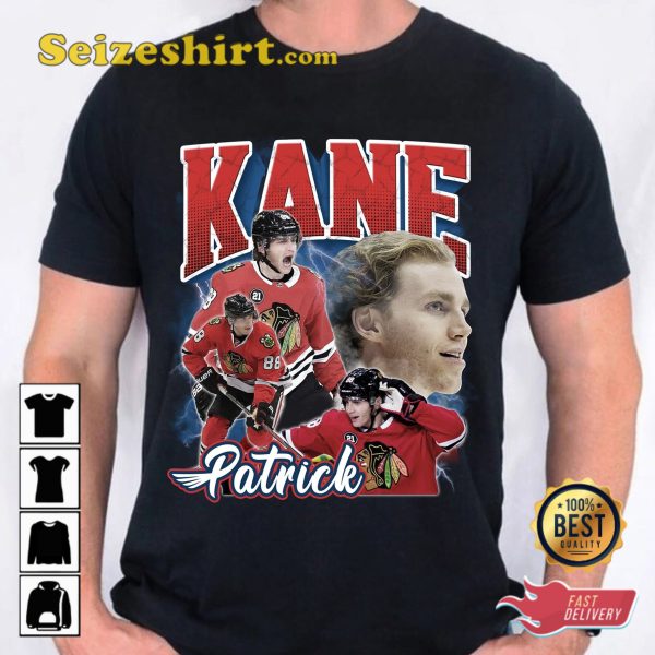 Patrick Kane Ice Hockey Gift For Fan T-shirt