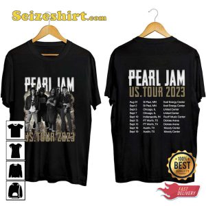 Pearl Jam Tour 2023 Music Concert US T-shirt