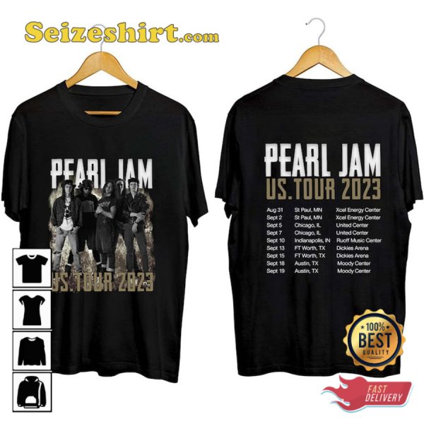 Pearl Jam Tour 2023 Music Concert US T-shirt