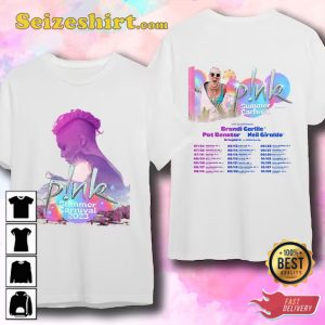 Pink Summer Carnival Tour 2023 2 Sides Unisex T-Shirt