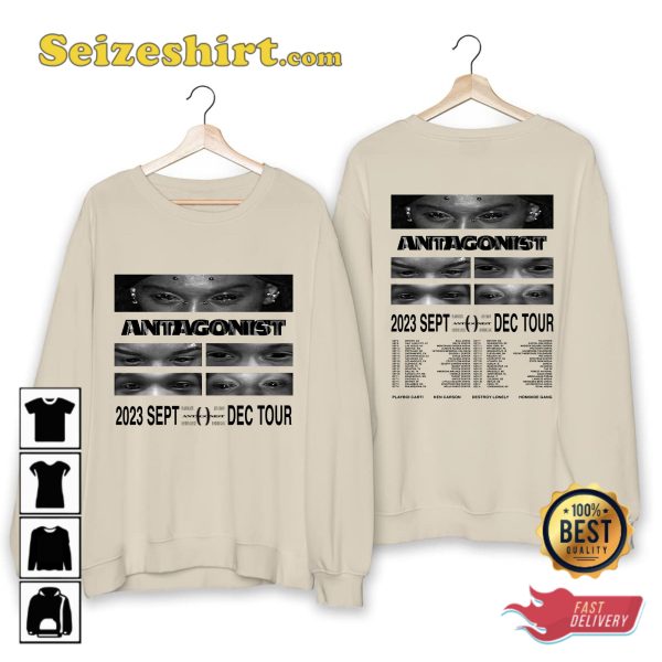 Playboi Carti Antagonist Tour 2023 T-shirt