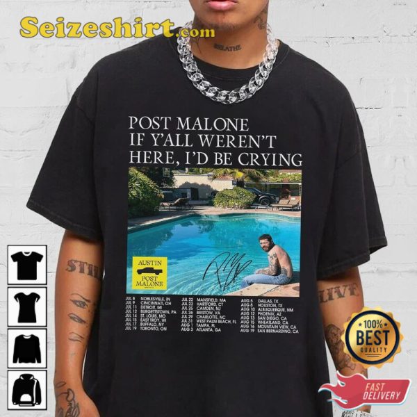 Post Malone Tour 2023 Gift For Fan T-Shirt