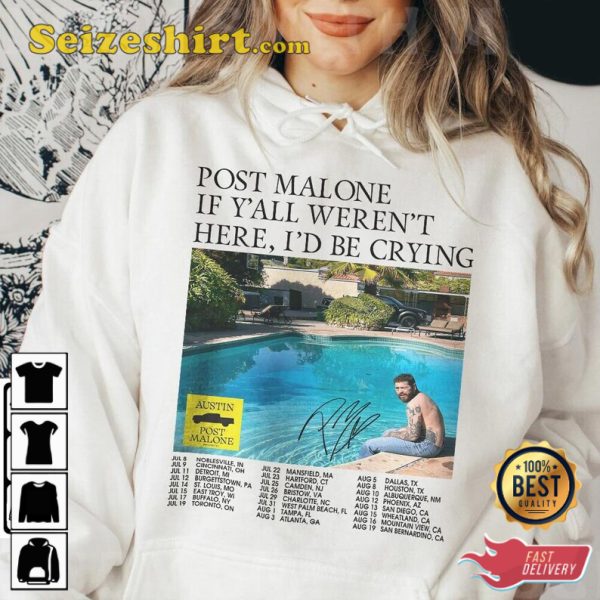 Post Malone Tour 2023 Gift For Fan T-Shirt
