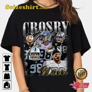 Raiders Maxx Crosby Football Graphic T-shirt