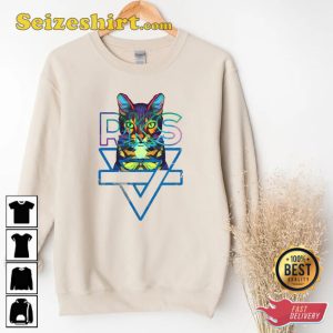 Rainbow Kitten Surprise Cat Sweatshirt T-Shirt