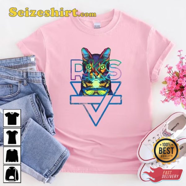 Rainbow Kitten Surprise Cat Sweatshirt T-Shirt