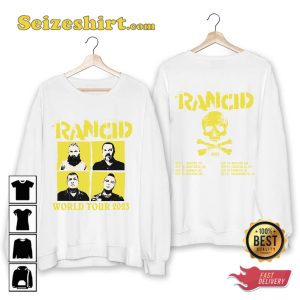 Rancid Band 2023 World Tour T-shirt