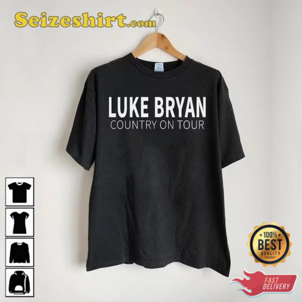 Retro Luke Bryan Singer World Tour 2023 Gift Fan T-Shirt