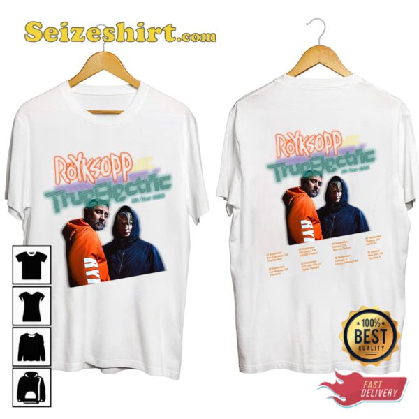 Royksopp 2023 True Electric North American Tour T-shirt